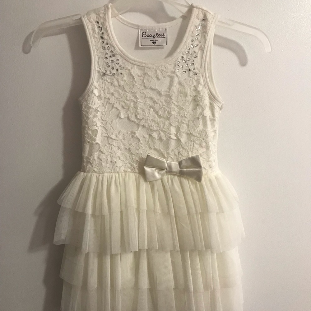 Girls lace top dress
